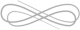 Divisore di pagina vettoriale in stile classico, con linee curve intrecciate e motivi eleganti, utile come separatore grafico in layout web o per materiali stampati.